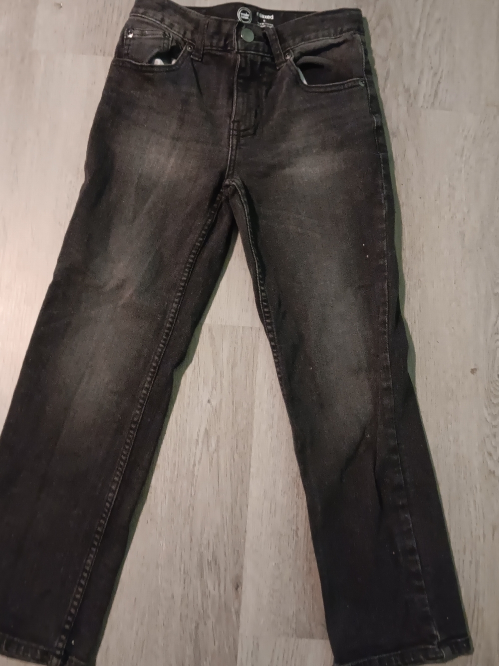wonder nation Black Straight-Leg Boy’s Jeans